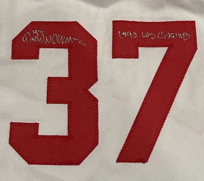 Rob Dibble, Randy Myers & Norm Charlton Signed Nasty Boys Custom Jersey JSA