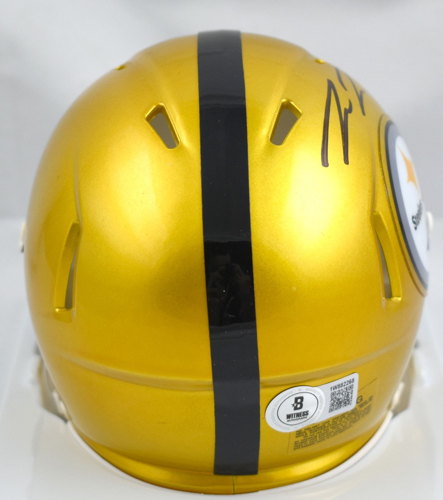 Pat Freiermuth Signed Pittsburgh Steelers Flash Speed Mini Helmet