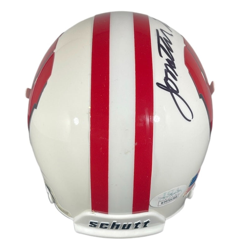 Jonathan Taylor Signed Wisconsin Badgers Speed Mini Helmet (Go Badgers) JSA
