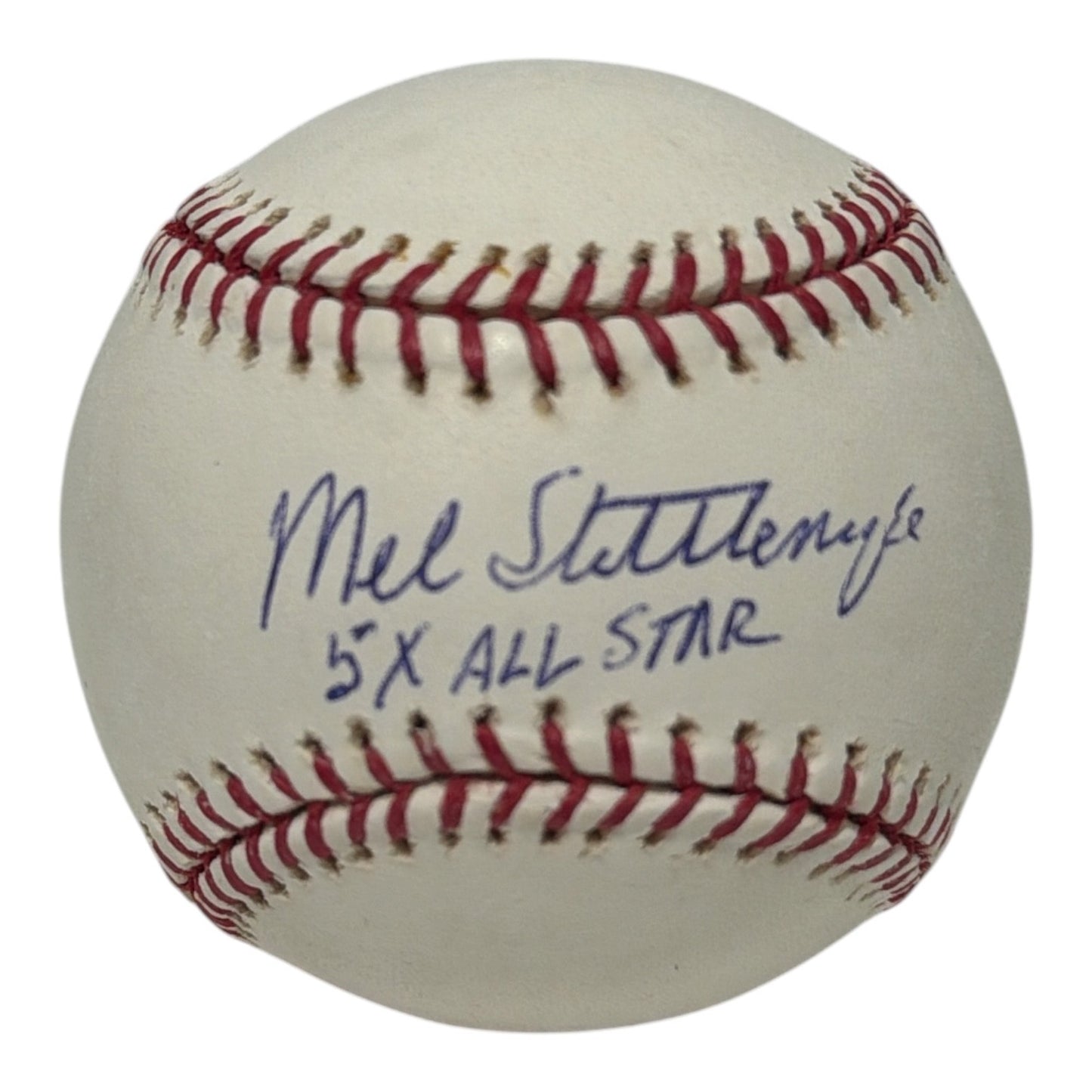 Mel Stottlemyre Signed New York Yankees Baseball - 5x All Star