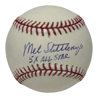 Mel Stottlemyre Signed New York Yankees Baseball - 5x All Star