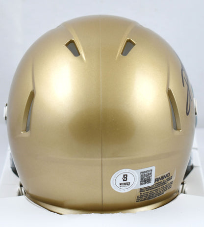 Ricky Watters Signed Notre Dame Fighting Irish Speed Mini Helmet