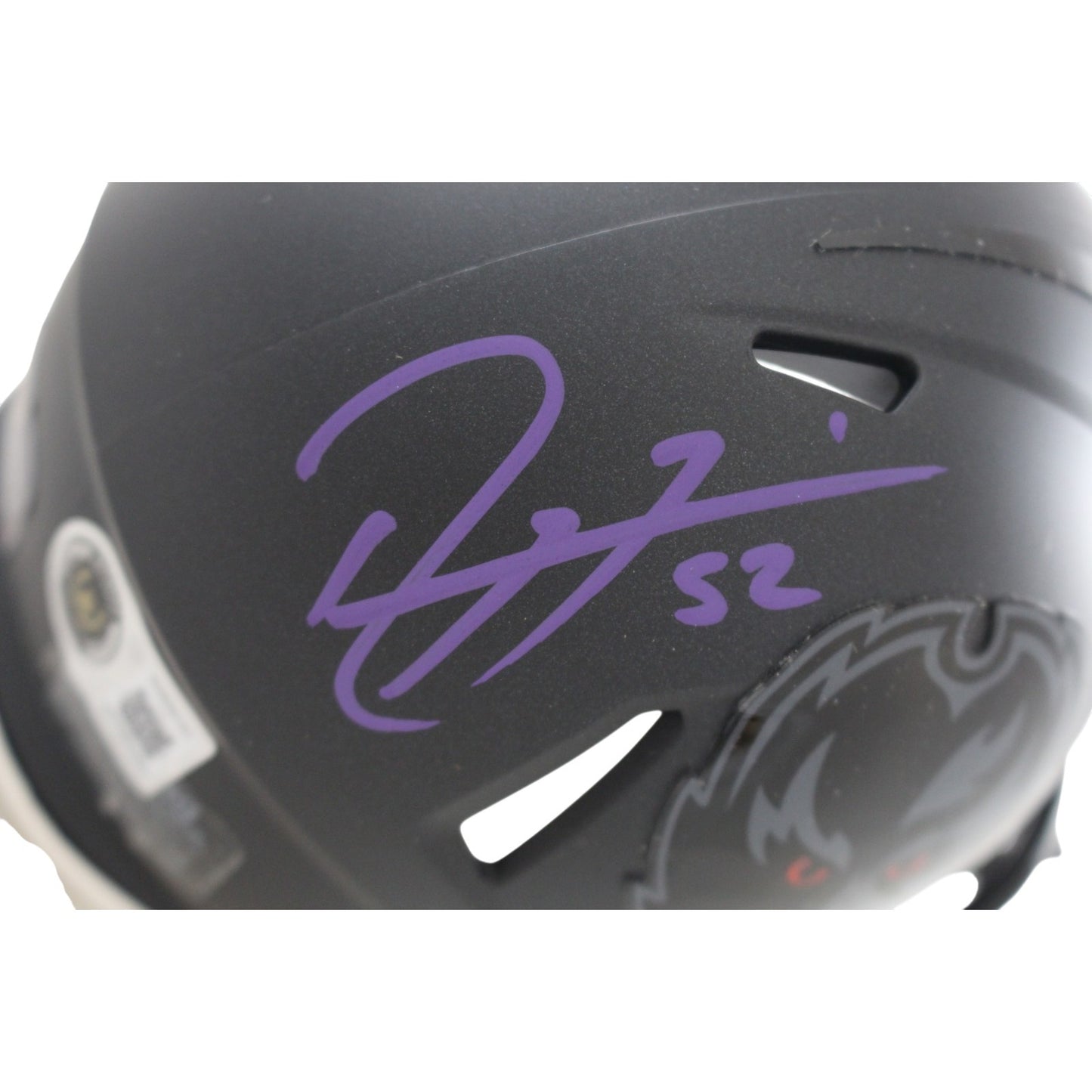 Ray Lewis Signed Baltimore Ravens 2026 Alternate #2 Mini Helmet