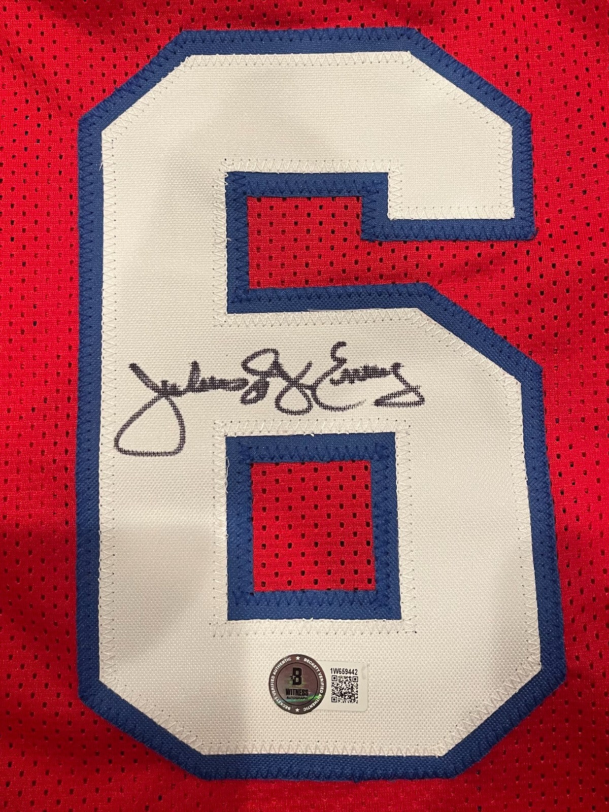 Julius "Dr. J" Erving Signed Philadelphia Custom Basketball Jersey