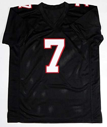 Michael Vick Autographed Black Custom Jersey