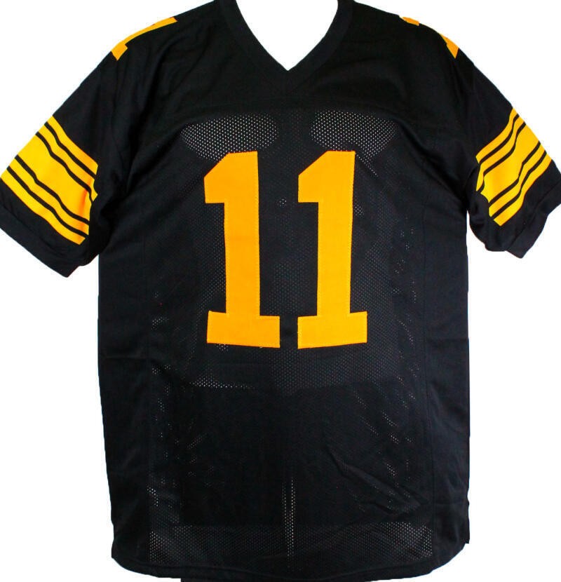 Chase Claypool Autographed Pittsburgh Steelers Black Color Rush Jersey