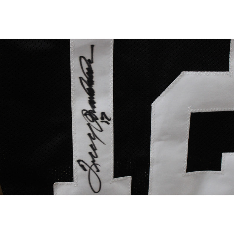 Terry Bradshaw Autographed Black Pro Style Football Jersey