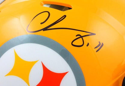 Chase Claypool Signed Pittsburgh Steelers Full Size Speed Authentic Helmet