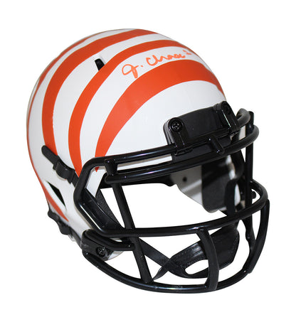 Ja'Marr Chase Cincinnati Bengals Autographed Lunar Mini Helmet