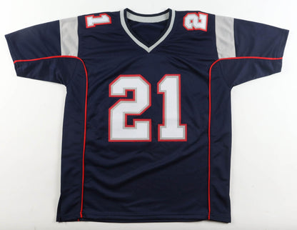 Malcolm Butler Autographed New England Patriots Blue Custom Jersey
