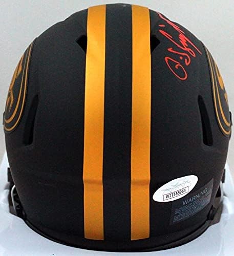 OJ Simpson Signed San Francisco 49ers Eclipse Mini Helmet