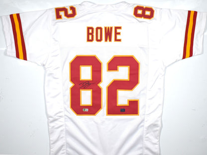 Dwayne Bowe Signed Kansas City Chiefs White Custom Jersey