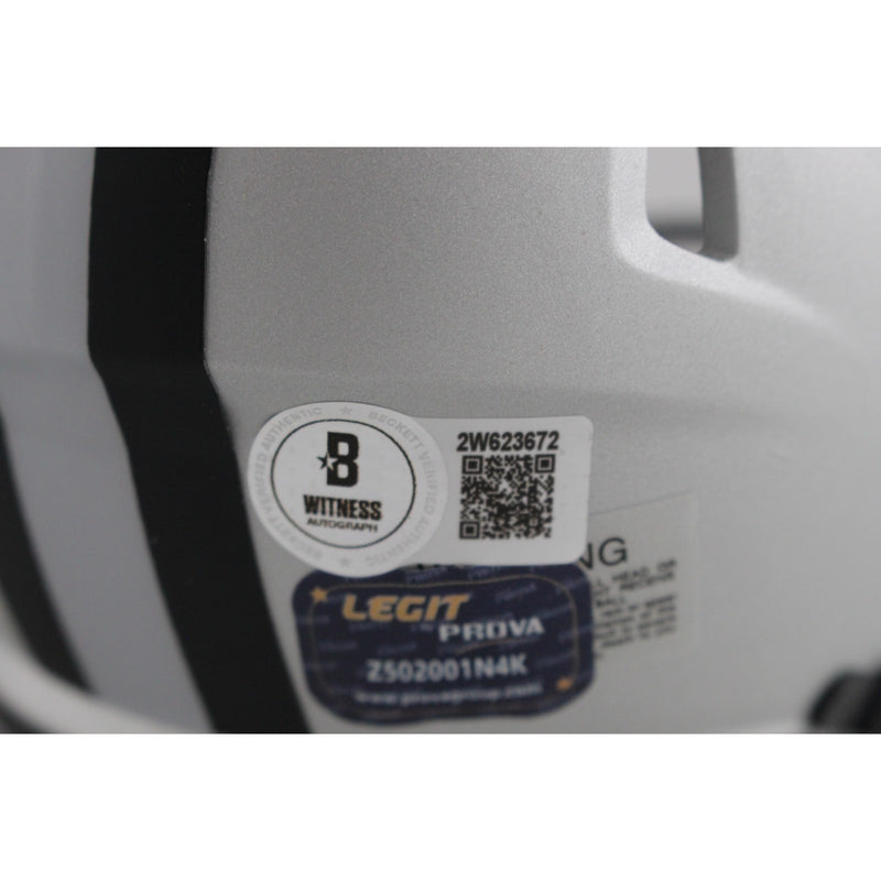 Emmitt Smith Autographed Dallas Cowboys Rave Mini Helmet (Beckett)