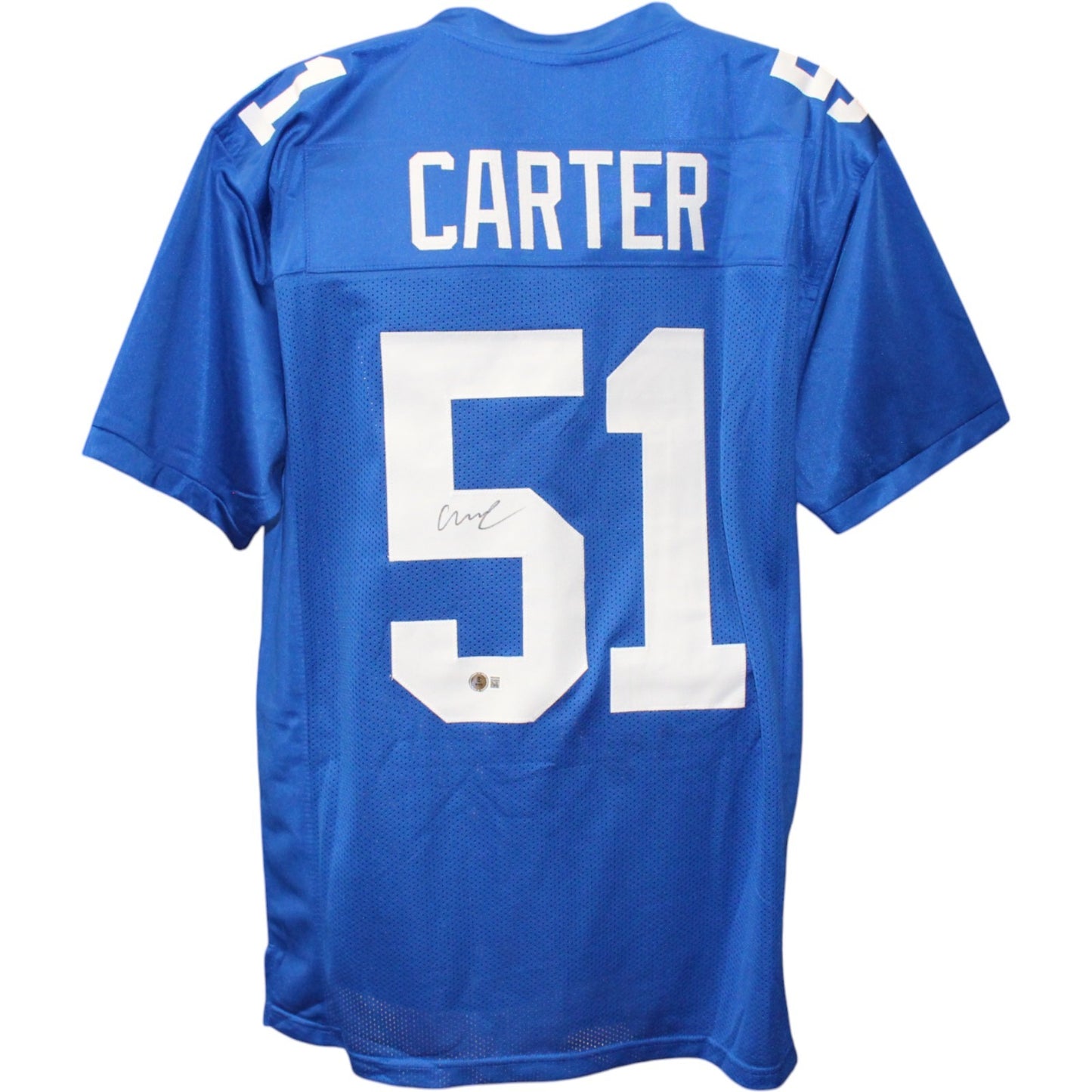 Abdul Carter Signed Blue Pro Style Jersey (Beckett COA)
