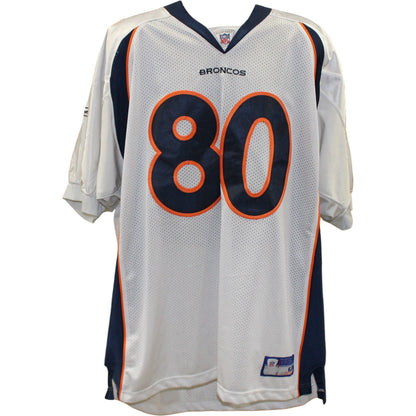 Rod Smith Signed Denver Broncos Reebok Jersey with 6 Inscriptions