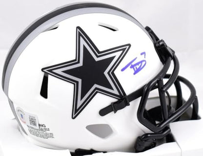 Trevon Diggs Signed Dallas Cowboys Lunar Speed Mini Helmet