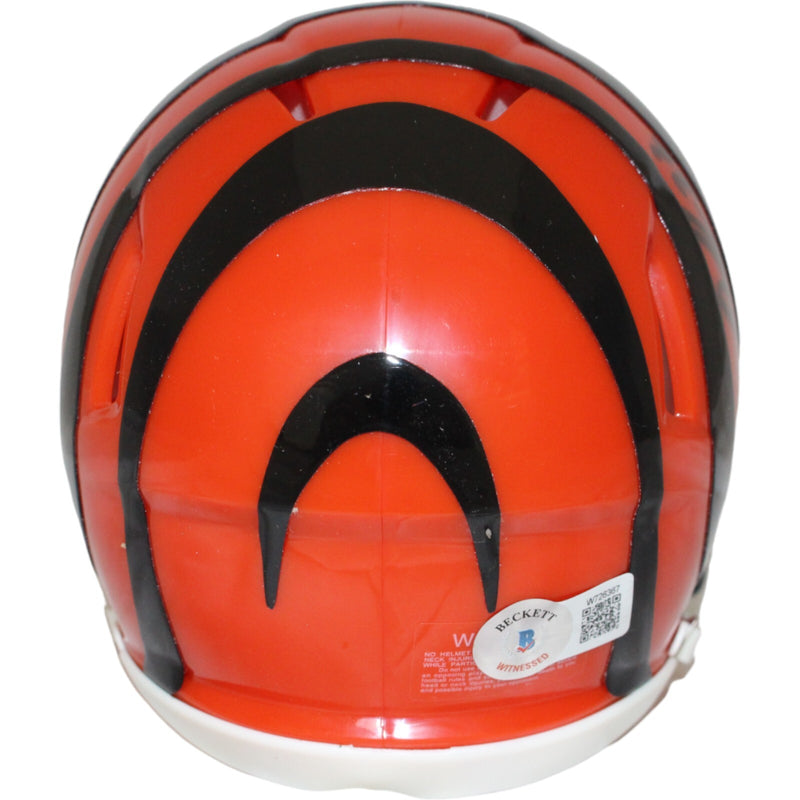 Dax Hill Autographed Cincinnati Bengals Mini Helmet
