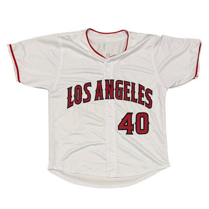 Bartolo Colon Signed Los Angeles Angels Custom Baseball Jersey BAS COA