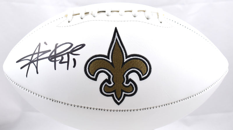 Alvin Kamara Signed New Orleans Saints Logo Football