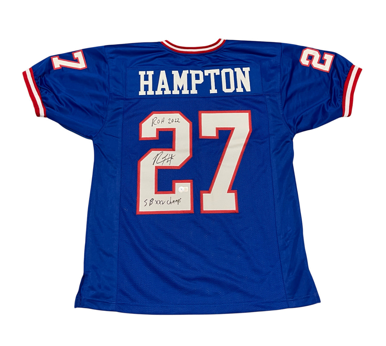 Rodney Hampton Signed New York Giants Custom Jersey (SB ROH)
