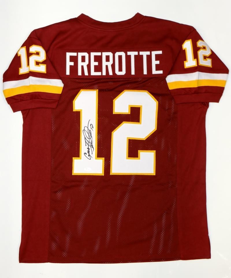 Gus Frerotte Autographed Maroon Custom Jersey