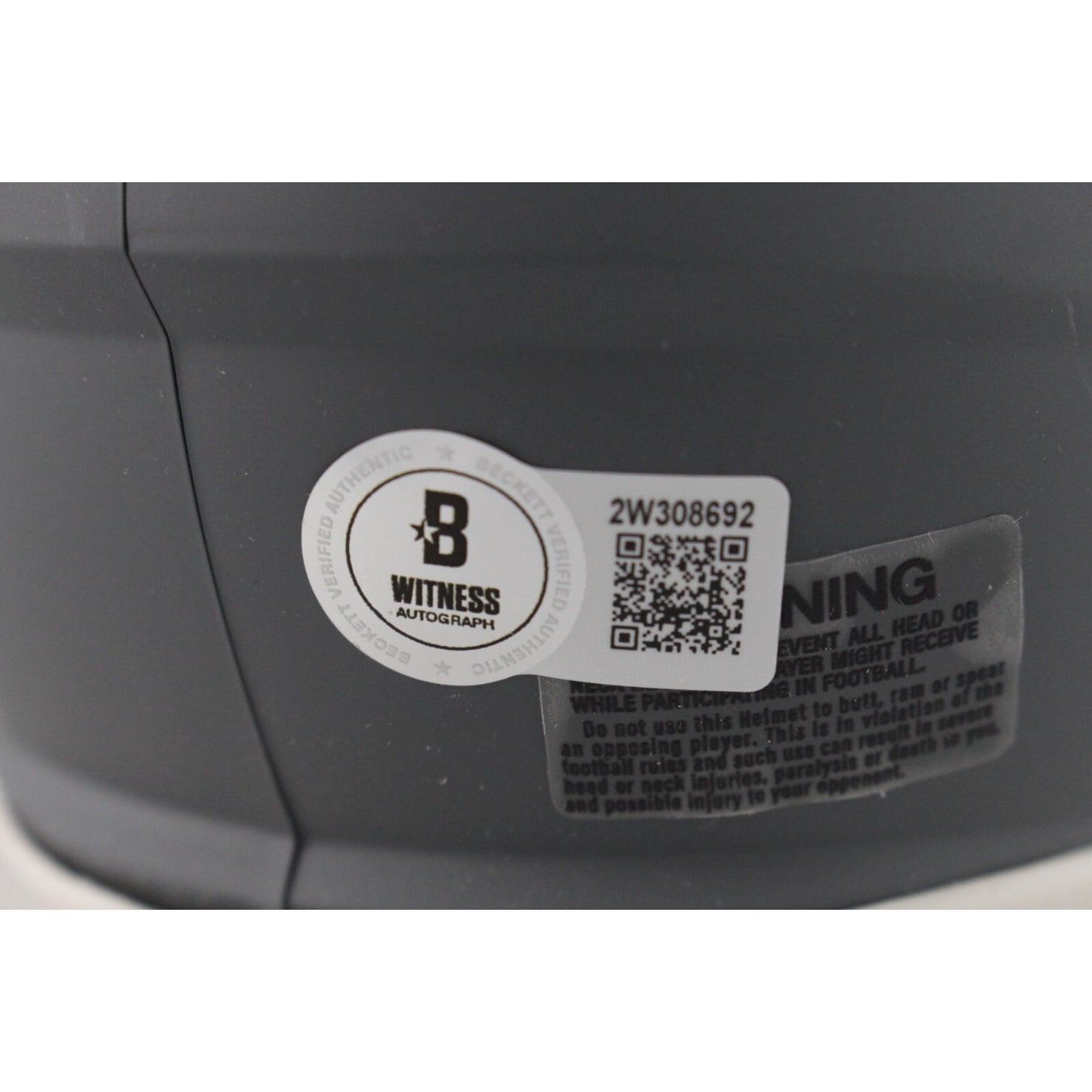 Brian Dawkins Philadelphia Eagles Autographed Slate Mini Helmet