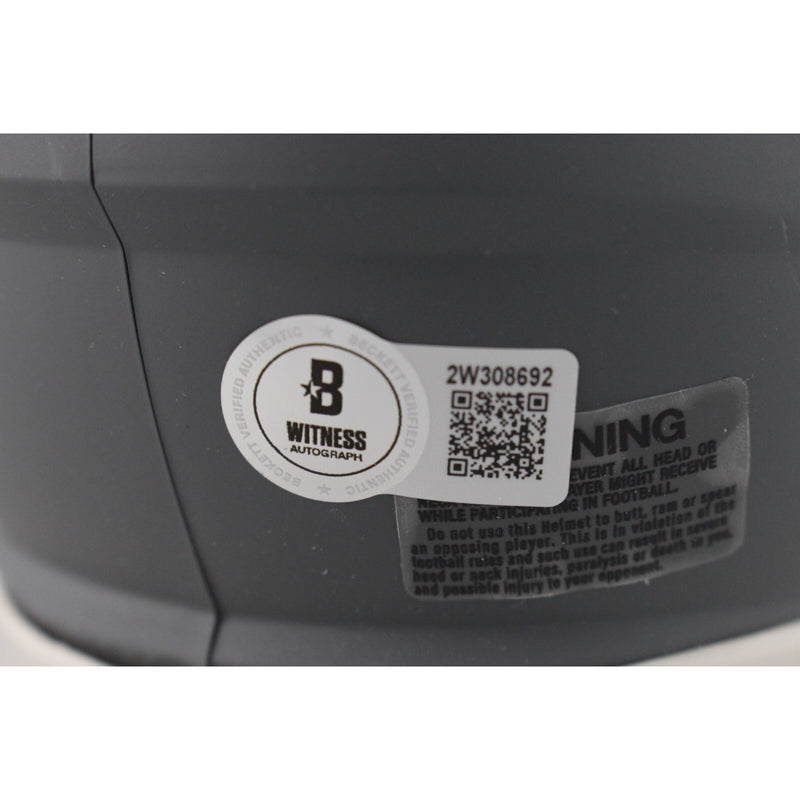 Brian Dawkins Philadelphia Eagles Autographed Slate Mini Helmet