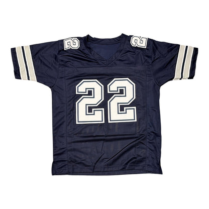 Emmitt Smith Autographed Dallas Cowboys Custom Jersey
