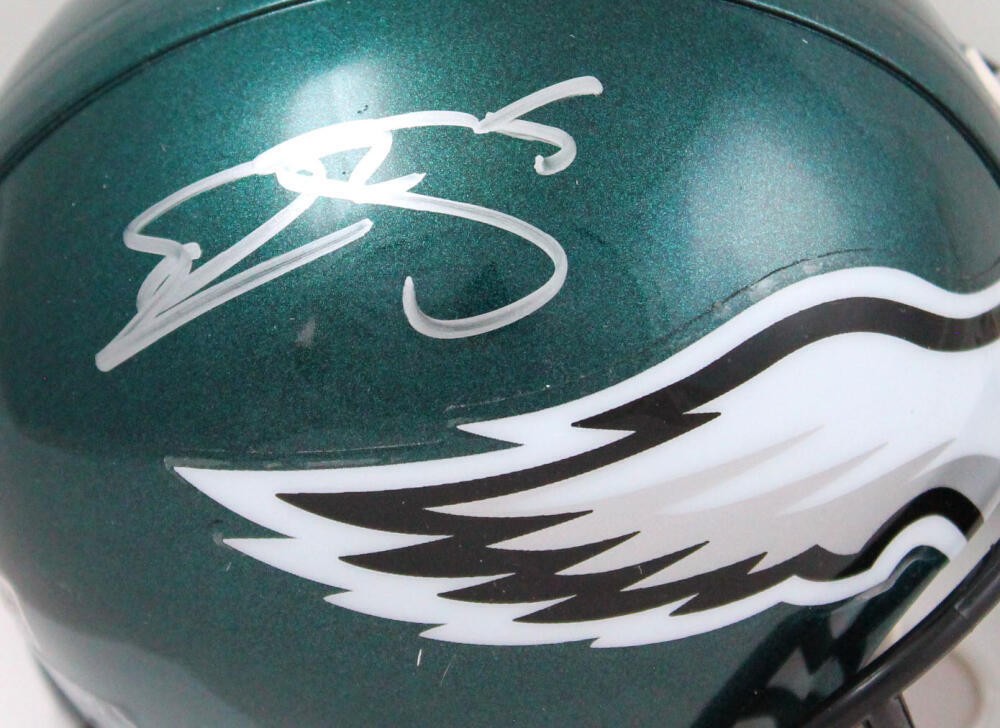 Donovan McNabb Signed Philadelphia Eagles Silver Mini Helmet