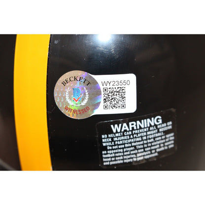 Lynn Swann Signed Pittsburgh Steelers VSR4 Mini Helmet (Beckett COA)