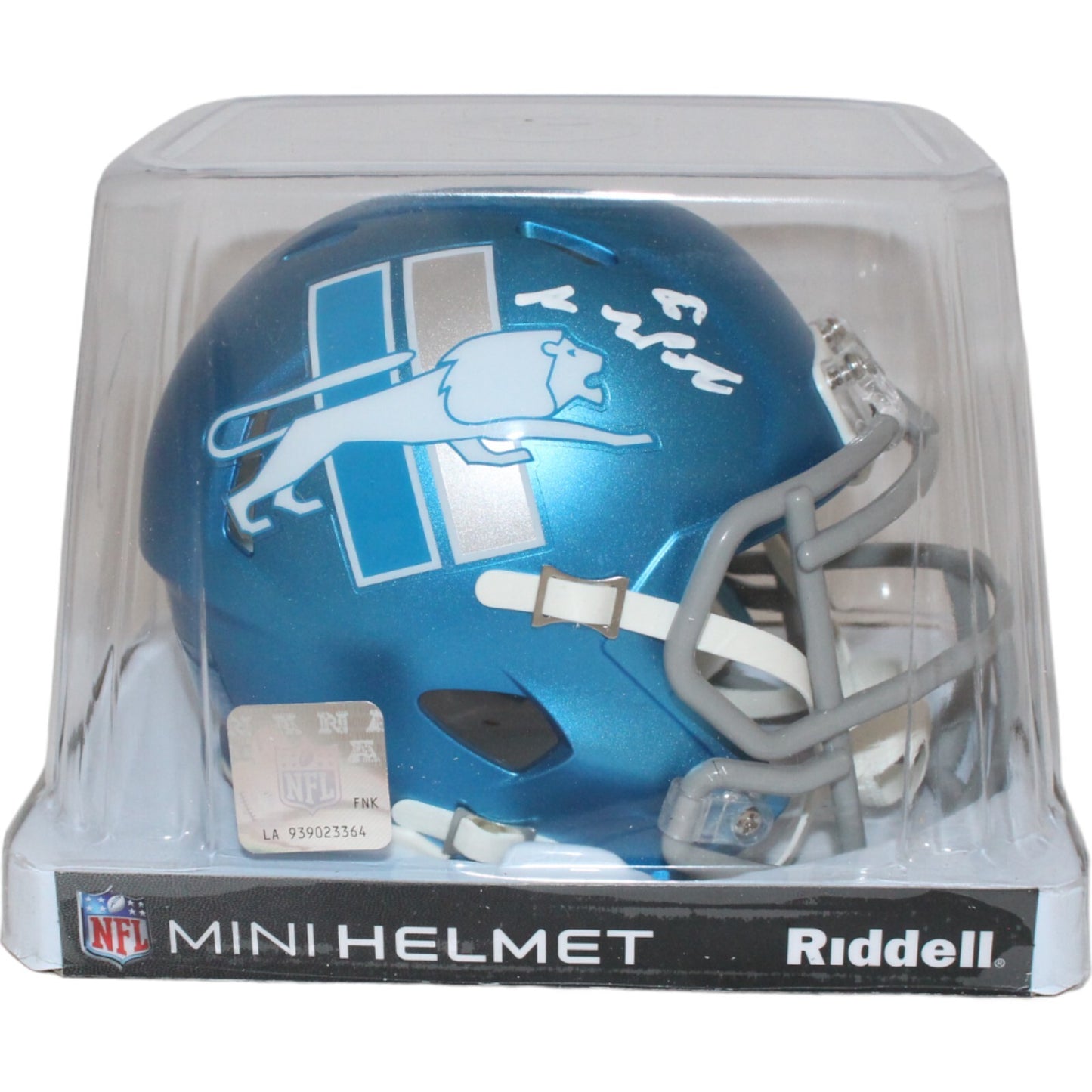 Sam LaPorta Signed Detroit Lions 2023 Alternate Mini Helmet (Beckett)