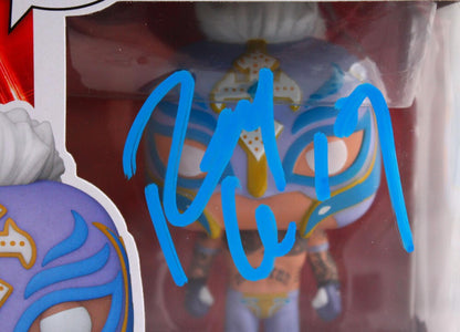 Rey Mysterio Signed Funko Pop Figurine #93 - Blue