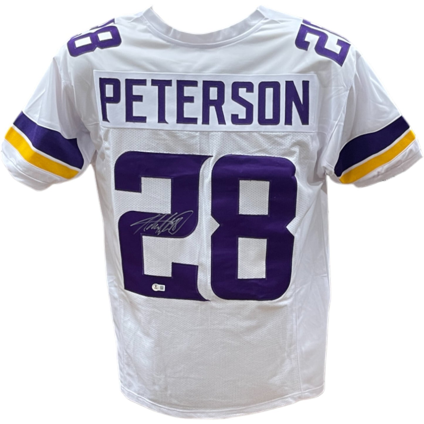 Adrian Peterson Autographed Minnesota Vikings Pro Style White Jersey