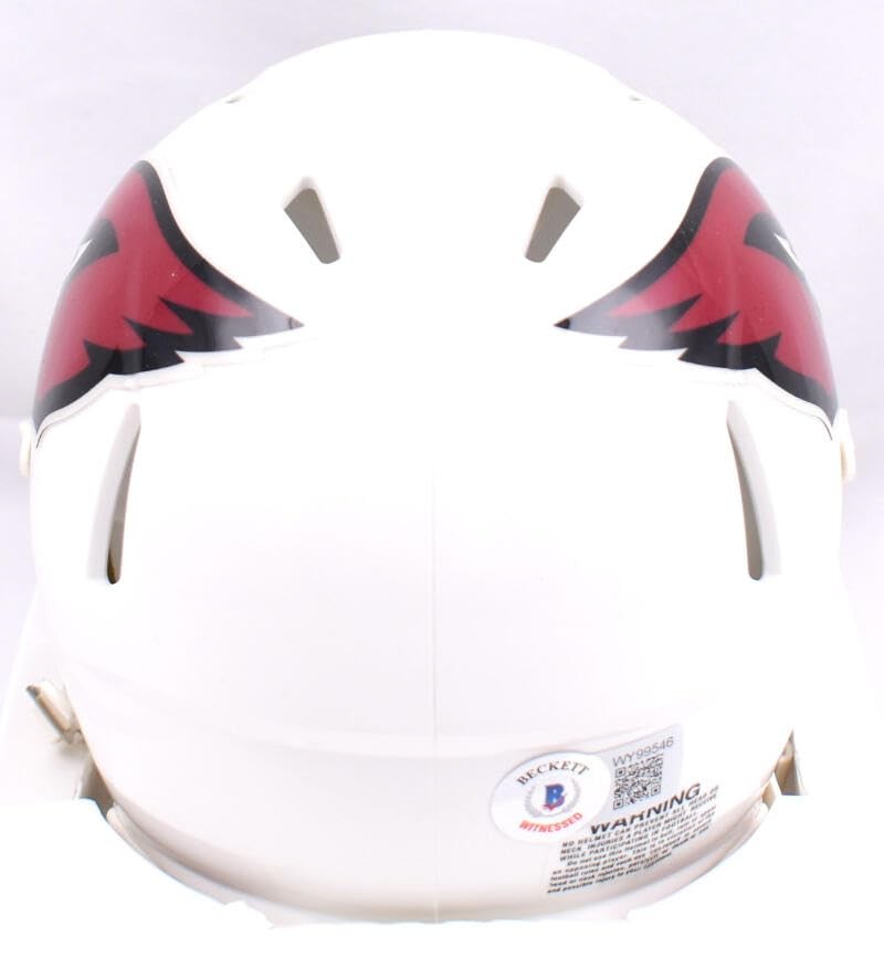 Kurt Warner Signed Arizona Cardinals Speed Mini Helmet - Black