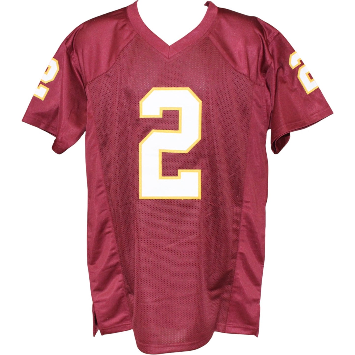 Deion Sanders Autographed Red College Style Custom Jersey (Beckett BAS)