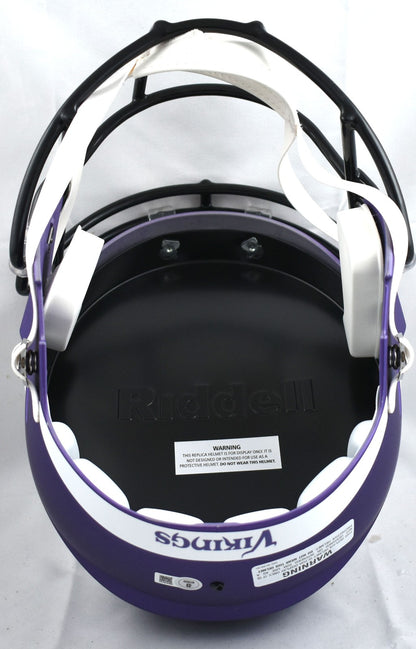 Randy Moss Autographed Minnesota Vikings Full Size Speed Helmet