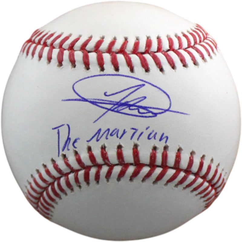 Jasson Dominguez Signed New York Yankees Baseball "The Martian" Inscription