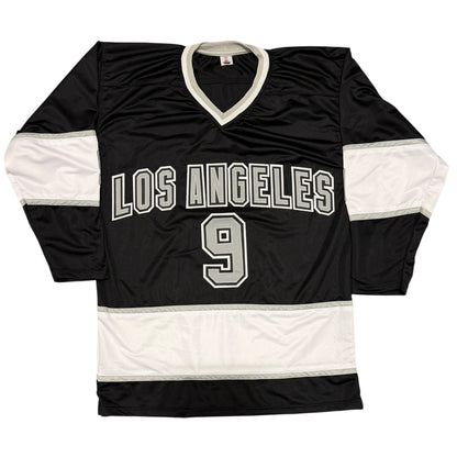 Bernie Nicholls Signed Los Angeles Kings Custom Jersey