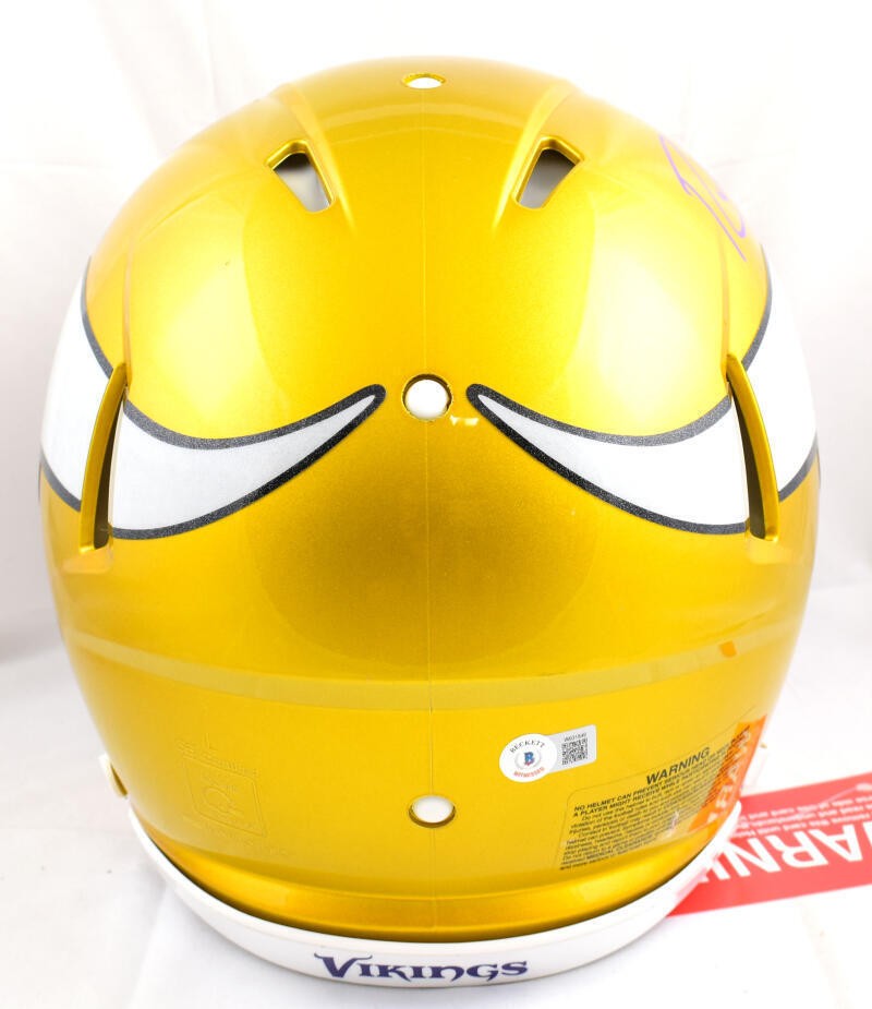 Randy Moss Signed Minnesota Vikings Flash Speed Authentic Full Size Helmet