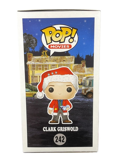 Chevy Chase Signed Clark Griswold Christmas Vacation Funko Pop #242 BAS COA