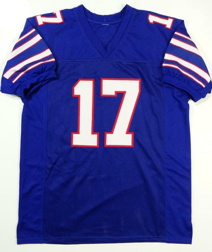 Emmanuel Sanders Autographed Blue Custom College Style Jersey