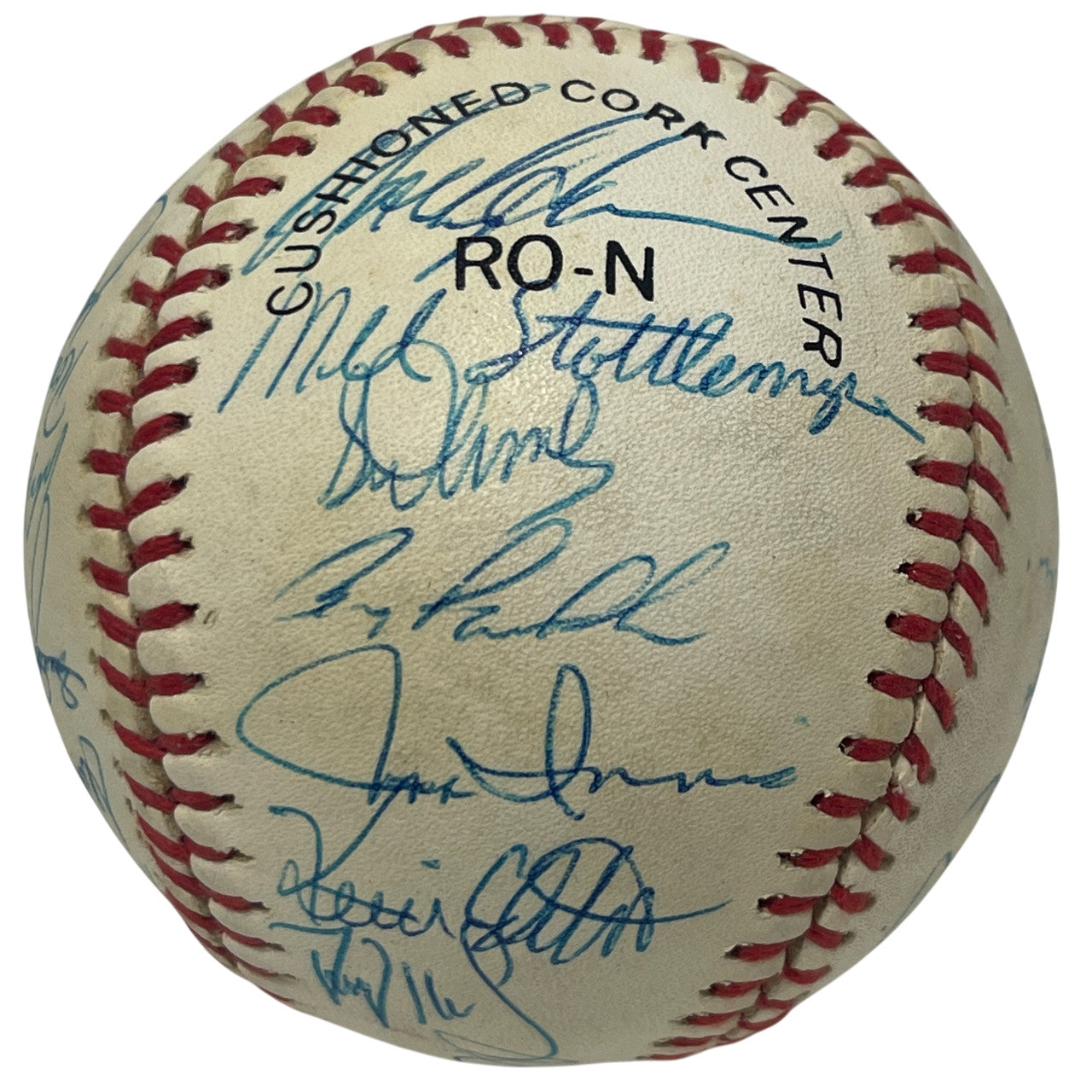 1989 New York Mets Team Signed Baseball JSA LOA