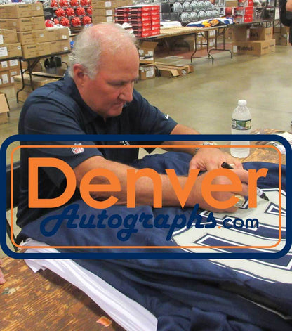 Bill Bates Signed Dallas Cowboys Custom Jersey 3x SB Champs Beckett