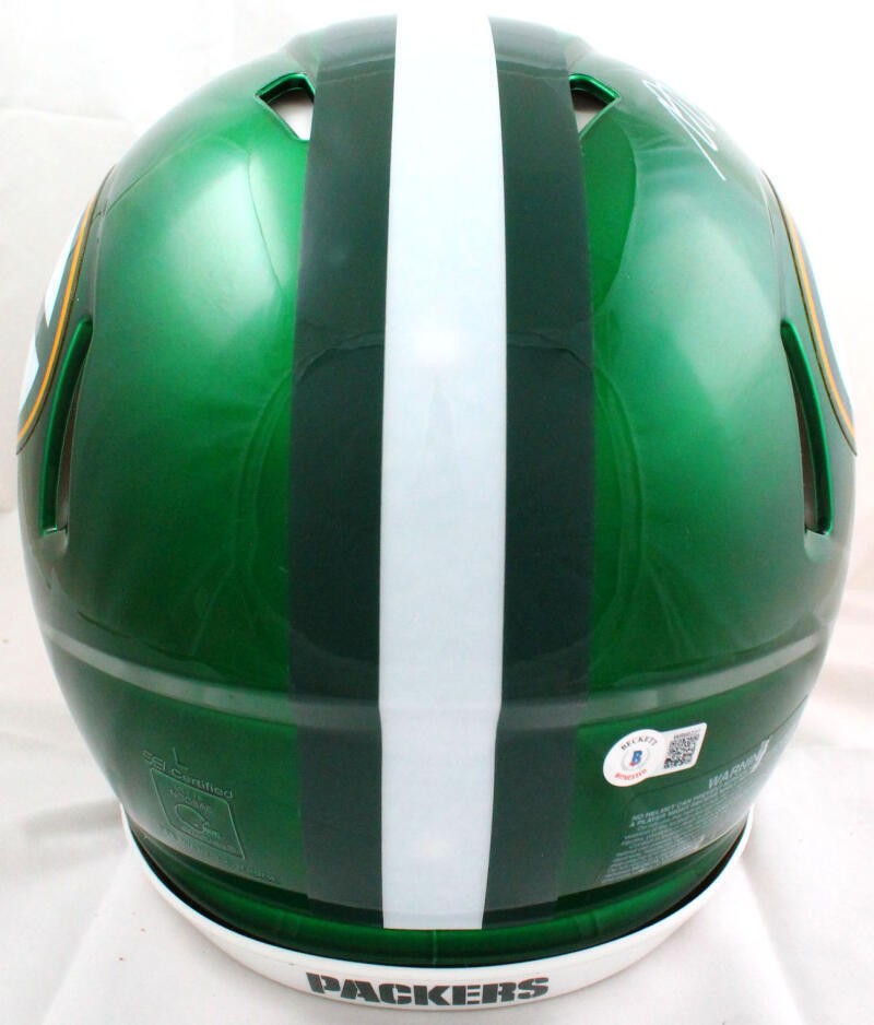 Davante Adams Signed Green Bay Packers Flash Speed Authentic Helmet