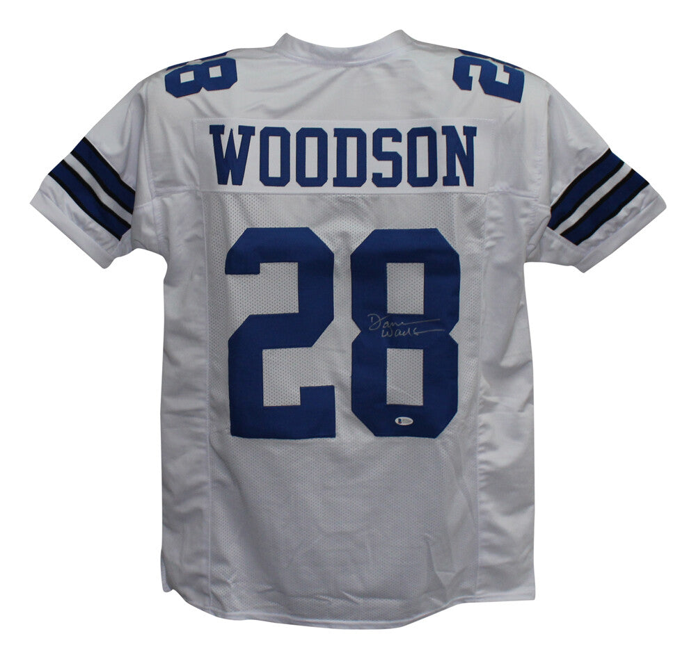 Darren Woodson Signed Dallas Cowboys Pro Style Jersey (Beckett BAS)