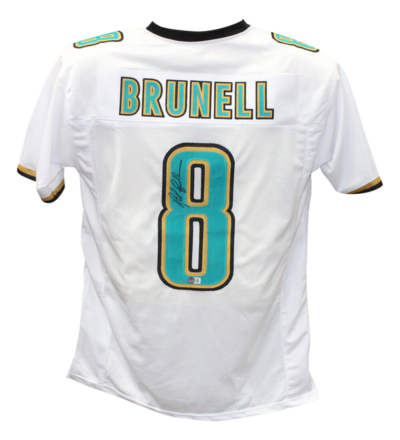 Mark Brunell Autographed Jacksonville Jaguars White Pro Style Jersey
