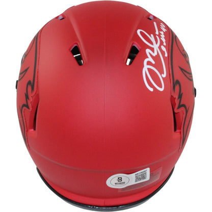 Mike Alstott Autographed Tampa Bay Buccaneers Rave Mini Helmet