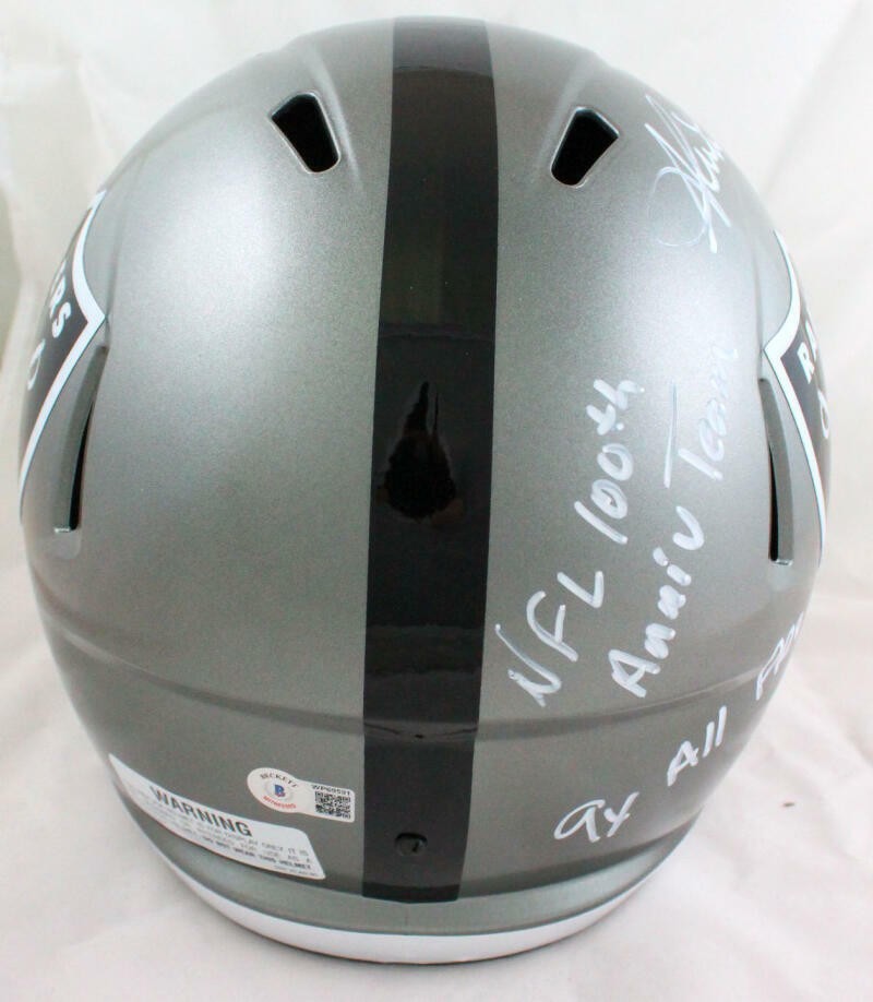 Shane Lechler Signed Oakland Raiders Full Size Flash Replica Helmet