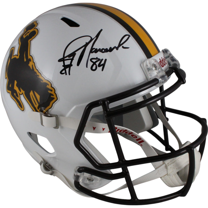 Jay Novacek Wyoming Cowboys Autographed Full Size Replica Helmet (BAS)