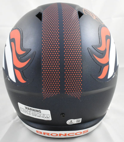 Rod Smith Autographed Denver Broncos Full Size Speed Helmet